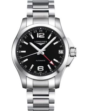 Longines Conquest GMT  L3.687.4.56.6 certified Pre-Owned watch